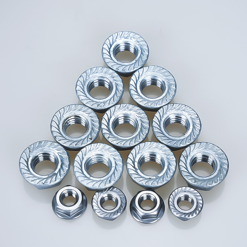 Hexagon Flange Nuts Plain DIN 6923