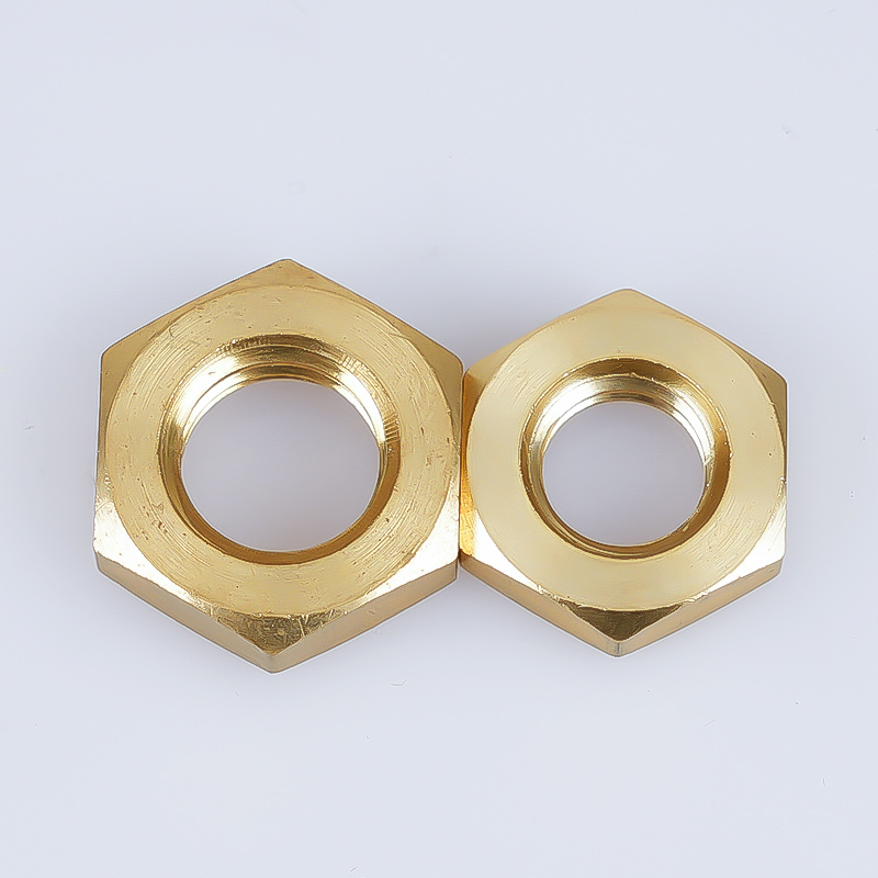 Brass Hexagon Lock Nuts Din 936