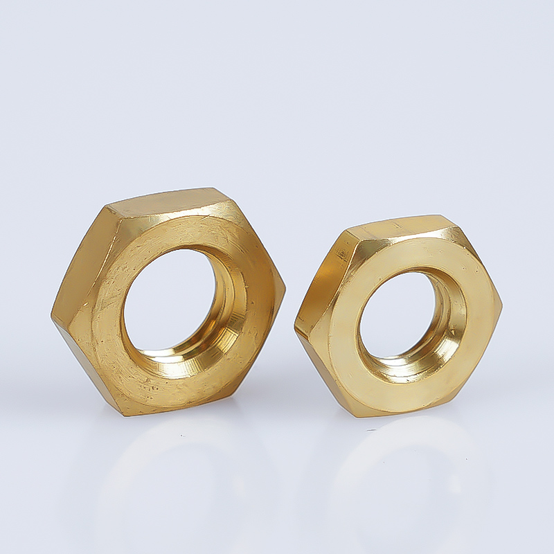 Brass Hexagon Lock Nuts Din 936