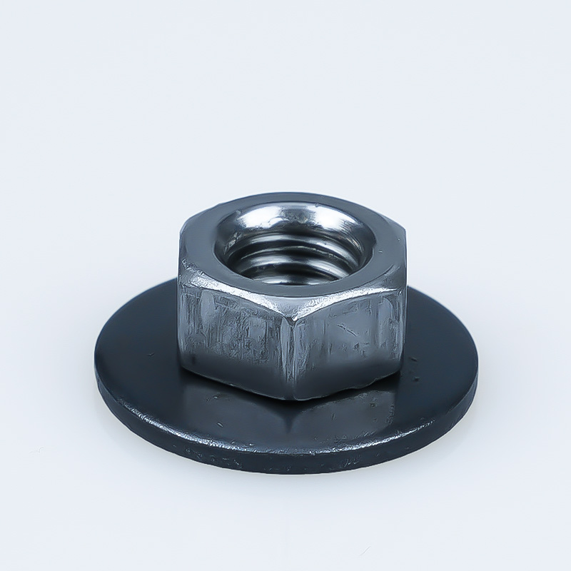 Hexagonal Combination Nut With Black Conical Washer