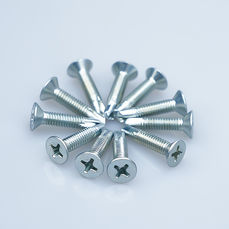 Zinc Plated Countersunk Head Machine Thread Self-Drilling Screws