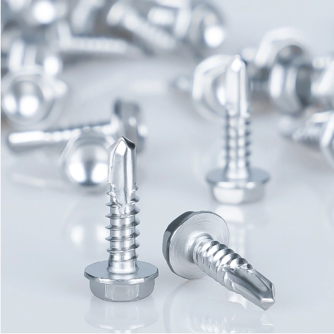 Stainless Steel Hexagon Self Drilling Screws with Collar DIN 7504K