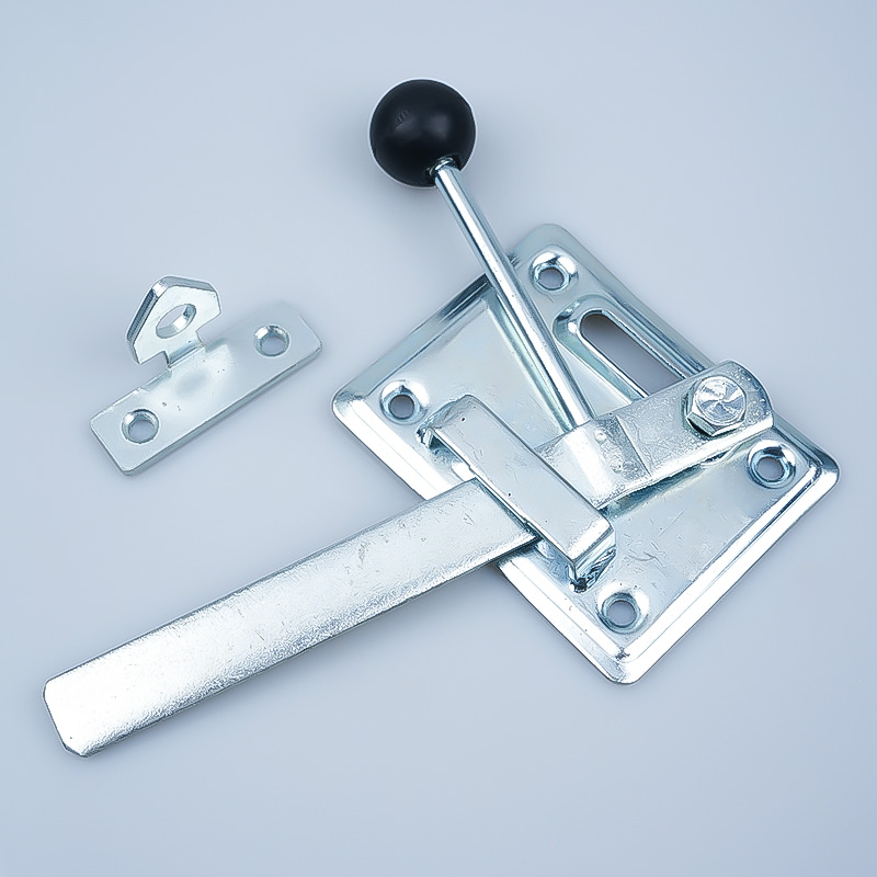 Blue-White Zinc-Plated Right Or Left Garden Gate Door Lock For Outdoor Facilities