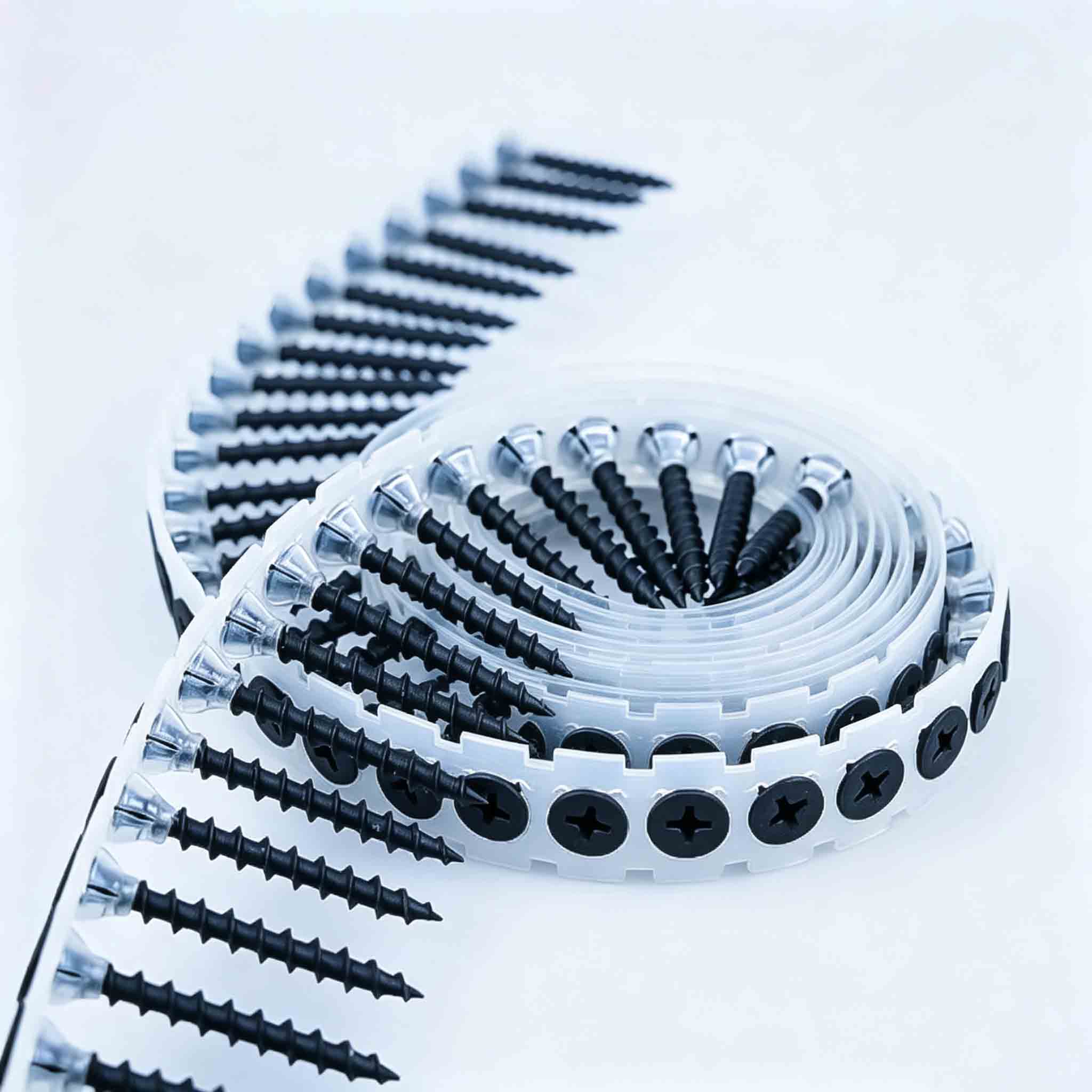 Black Gray Phosphate Collated Drywall Screw For Gypsum Roofing